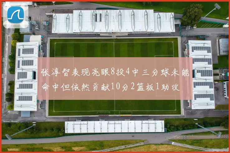 张淳智表现亮眼8投4中三分球未能命中但依然贡献10分2篮板1助攻